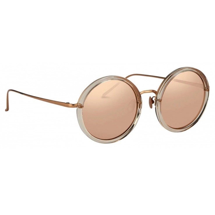 Linda Farrow 239 Ash Rose Gold/Rose Gold 51/22/145 Women Sunglasses